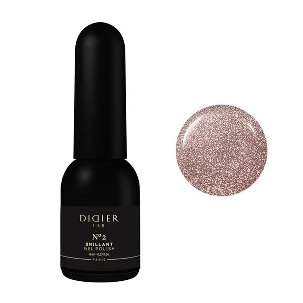 Smalto semipermanente, HEMA & TPO free, Brillant, No2, Didier Lab, 8m