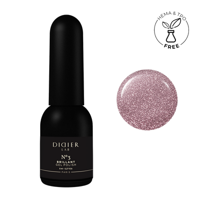 Smalto semipermanente, Brillant, No3, Didier Lab, 8ml