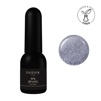Smalto semipermanente, Brillant, No6, Didier Lab, 8ml
