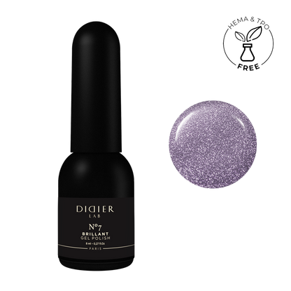 Smalto semipermanente, Brillant, No7, Didier Lab, 8ml