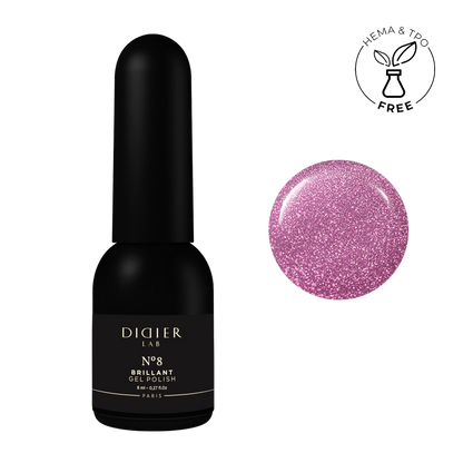 Smalto semipermanente, Brillant, No8, Didier Lab, 8ml
