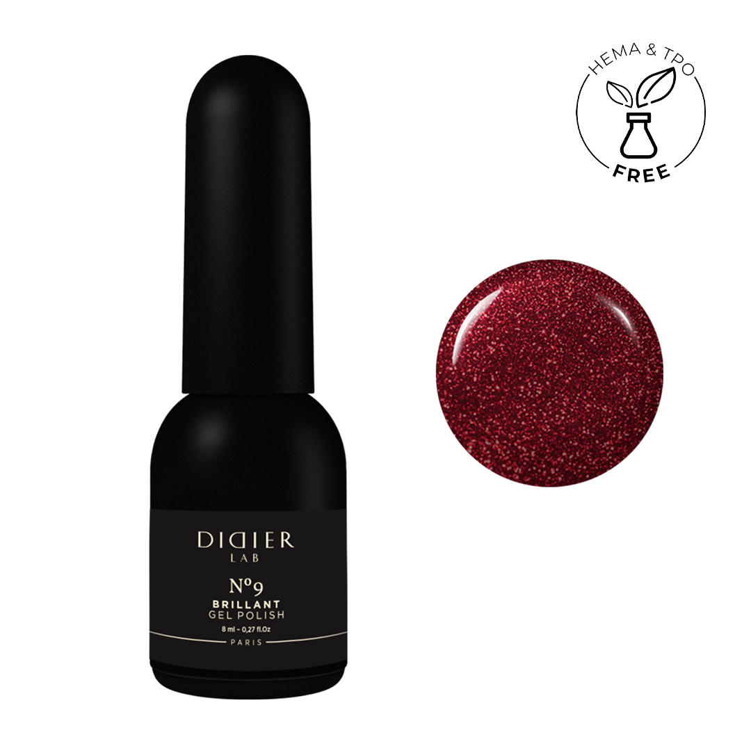 Smalto semipermanente, Brillant, No9, Didier Lab, 8ml