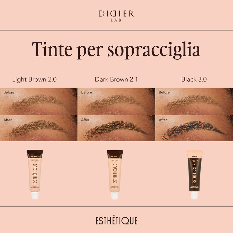 Tinta per sopracciglia e ciglia, Didier Lab Esthétique, 15ml