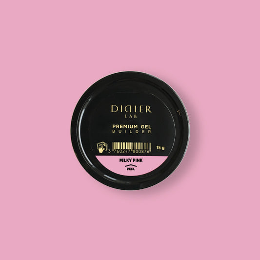 Gel costruttore, Premium, Milky Pink, Didier Lab, 15g