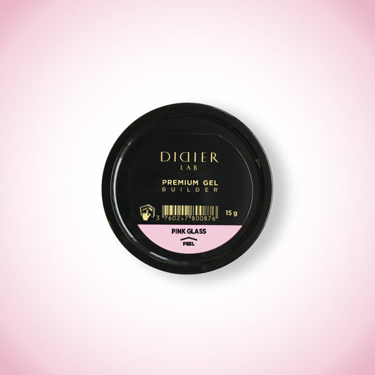 Gel costruttore, Premium, Pink Glass, Didier Lab, 15 g