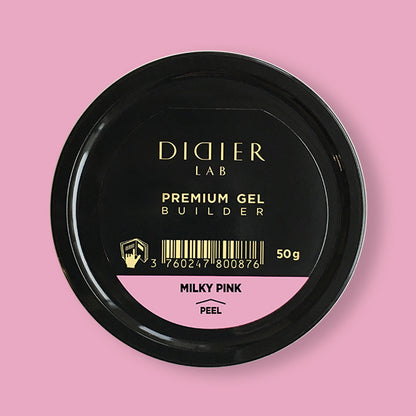 Gel costruttore, Premium, Milky Pink, Didier Lab, 50g