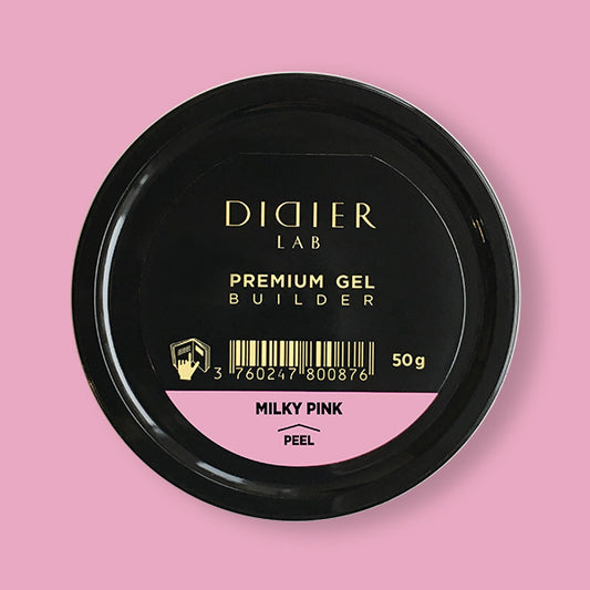 Gel costruttore, Premium, Milky Pink, Didier Lab, 50g