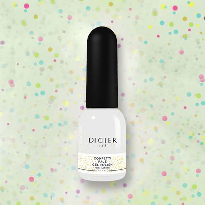 Smalto semipermanente, Confetti, Pale, TPO & HEMA free, Didier Lab, 10ml