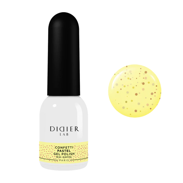Smalto semipermanente, Confetti, Pastel, TPO & HEMA free, Didier Lab, 10ml