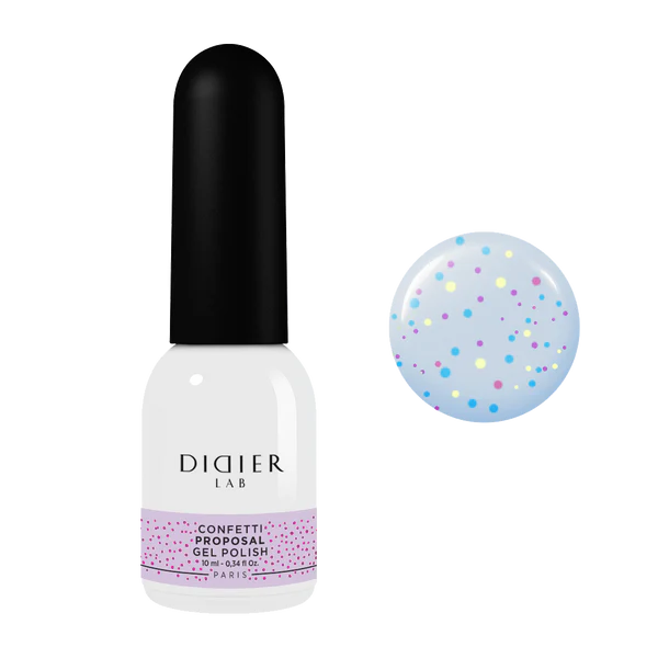 Smalto semipermanente, Confetti, Proposal, TPO & HEMA free, Didier Lab, 10ml