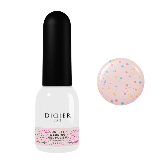 Smalto semipermanente, Confetti, Wedding, Didier Lab, 10ml
