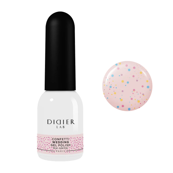 Smalto semipermanente, Confetti, Wedding, TPO & HEMA free, Didier Lab, 10ml