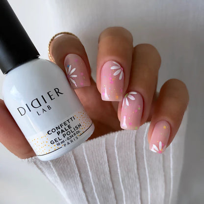 Smalto semipermanente, Confetti, Pale, TPO & HEMA free, Didier Lab, 10ml