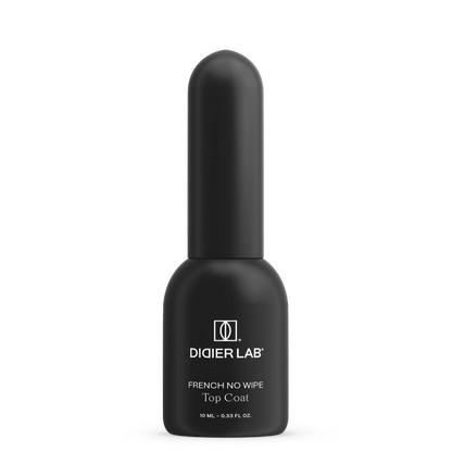 Top coat semipermanente, French, No Wipe, HEMA & TPO free, Didier Lab, 10ml