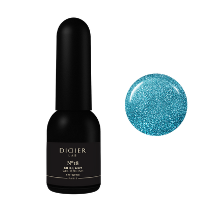 Smalto semipermanente, Brillant, No18, TPO & HEMA free, Didier Lab, 8ml