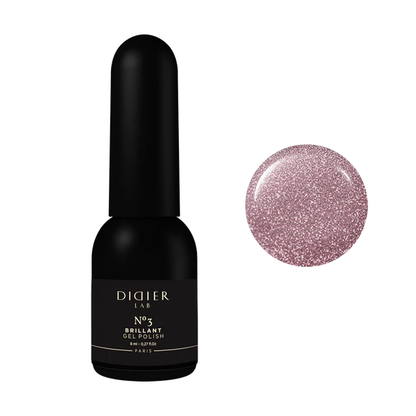 Smalto semipermanente, HEMA & TPO free, Brillant, No3, Didier Lab, 8ml