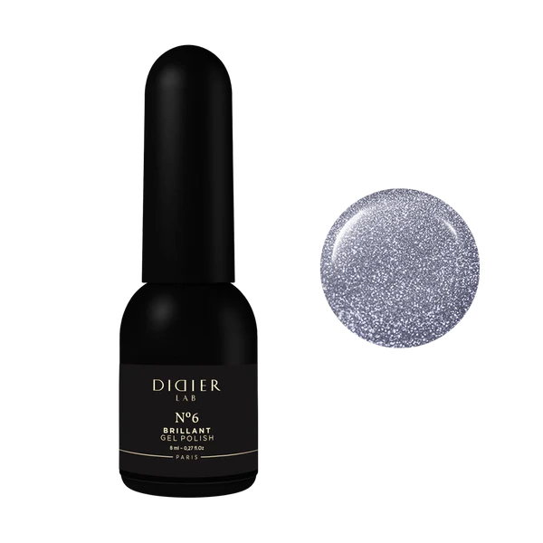 Smalto semipermanente, HEMA & TPO free, Brillant, No6, Didier Lab, 8ml