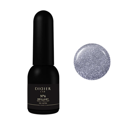 Smalto semipermanente, HEMA & TPO free, Brillant, No6, Didier Lab, 8ml