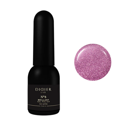 Smalto semipermanente, HEMA & TPO free, Brillant, No8, Didier Lab, 8ml