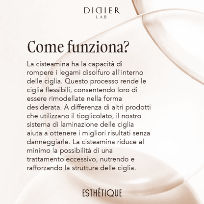 Laminazione ciglia Lozione Step 2 Setting, Didier Lab Esthétique, 1.5 ml x 10pz