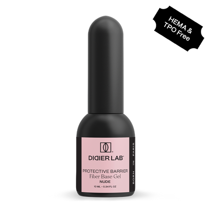 Base semipermanente, Fiber, Nude, HEMA & TPO free, Didier Lab, 10ml