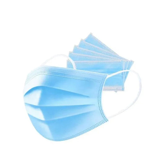 Mascherine monouso a 3 strati, 50 pezzi