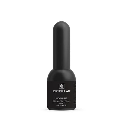 Gel polish "Didier Lab", Glitter Top Coat, Pink, TPO & HEMA free, 10 ml