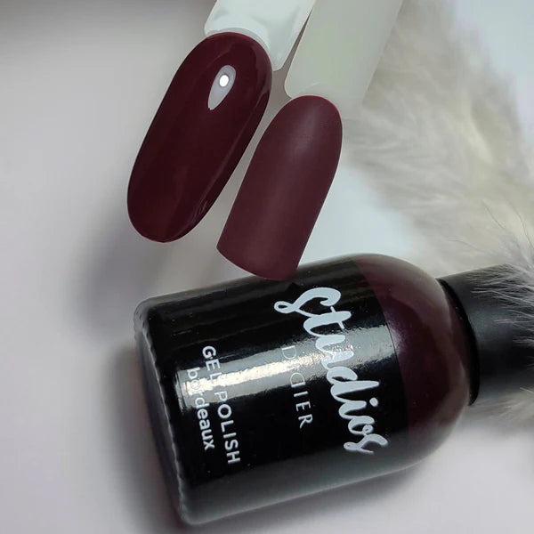 Smalto semipermanente, Studios, TPO & HEMA free, bordeaux, Didier Lab, 8ml