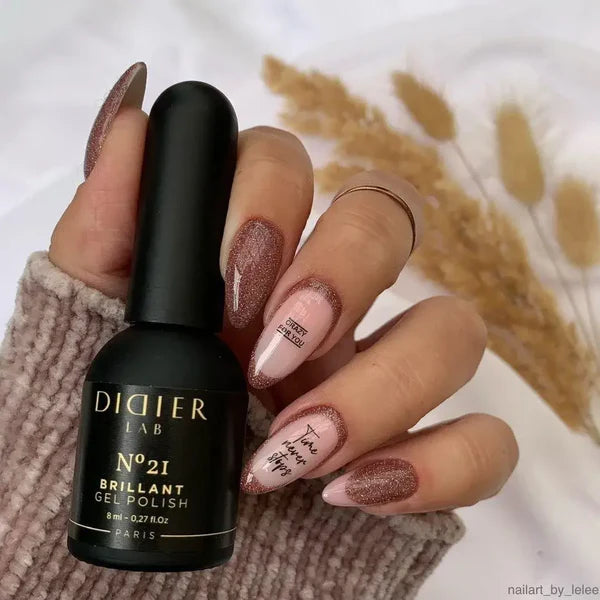 Smalto semipermanente, Brillant, No21, TPO & HEMA free, Didier Lab, 8ml