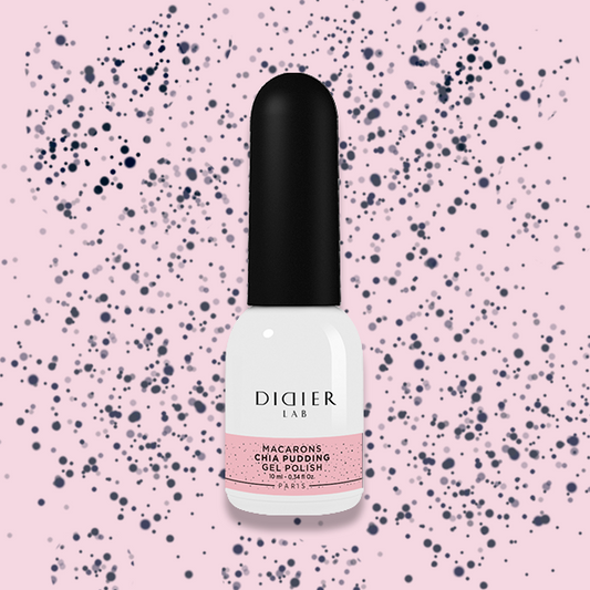 Smalto semipermanente, Macarons, Chia Pudding, Didier Lab, 10ml