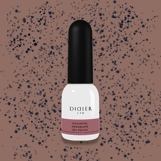 Smalto semipermanente, Macarons, Chocolate, Didier Lab, 10ml