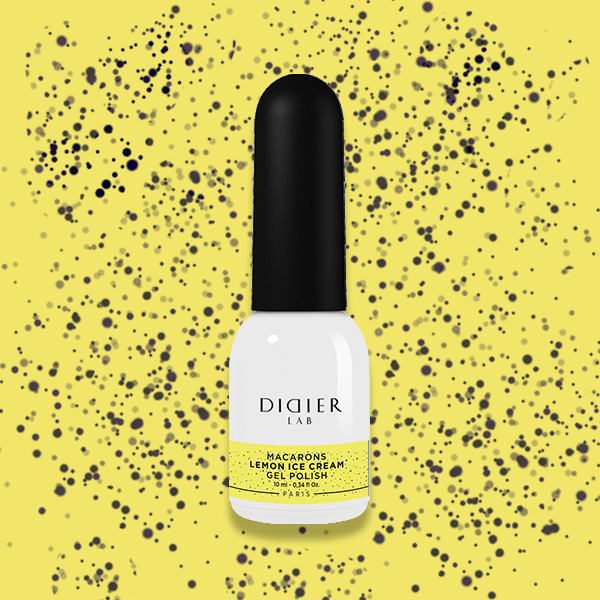 Smalto semipermanente, Macarons, Lemon Ice Cream, HEMA & TPO free, Didier Lab, 10ml