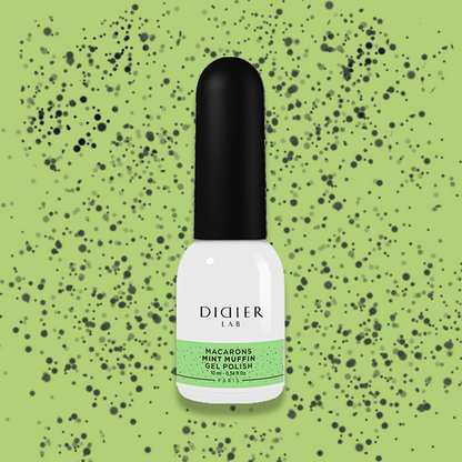 Smalto semipermanente, Macarons, Mint Muffin, Didier Lab, 10ml