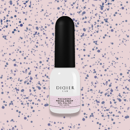 Smalto semipermanente, Macarons, Mocha Cream, Didier Lab, 10ml