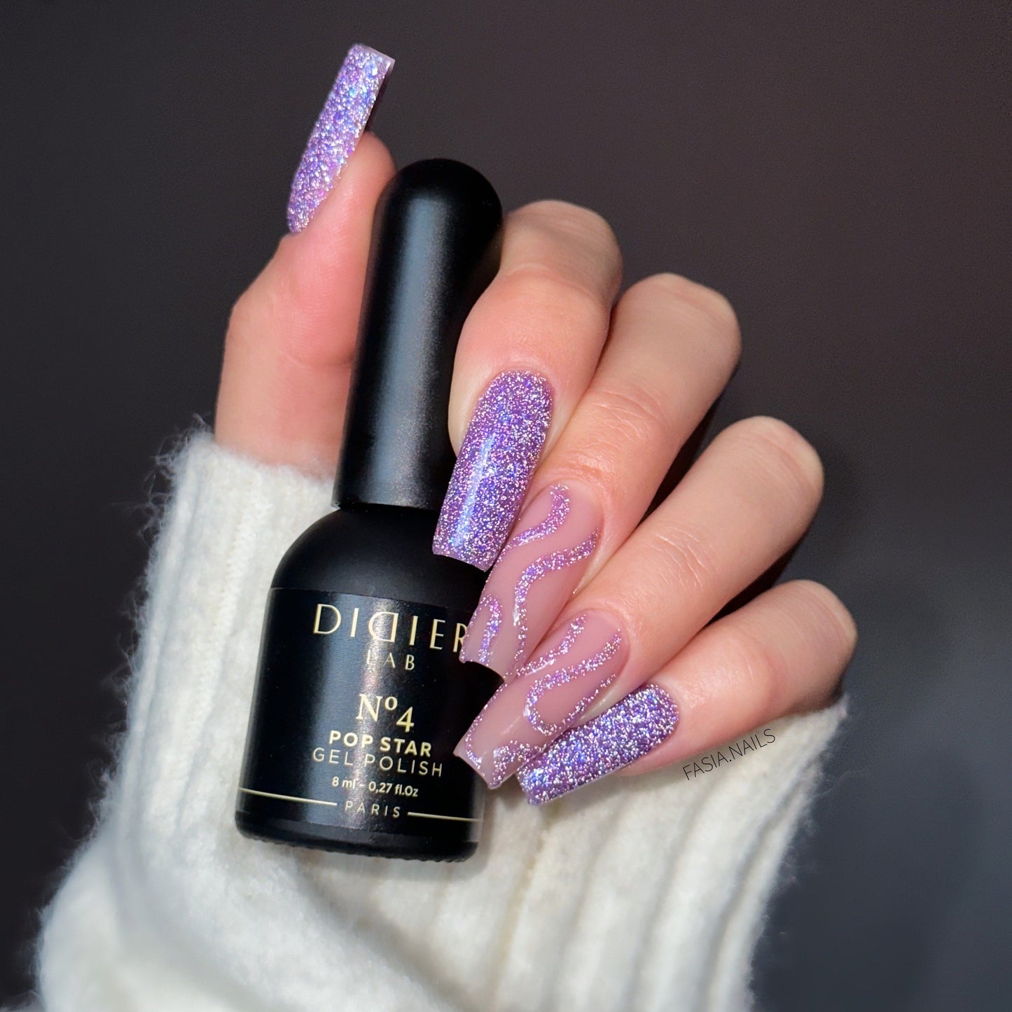 Smalto semipermanente, POP Star, No4, Didier Lab, 8ml