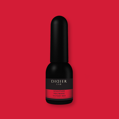 Sculpture Polybase 3in1, base, colore e gel, Victory red, Didier Lab, 10ml