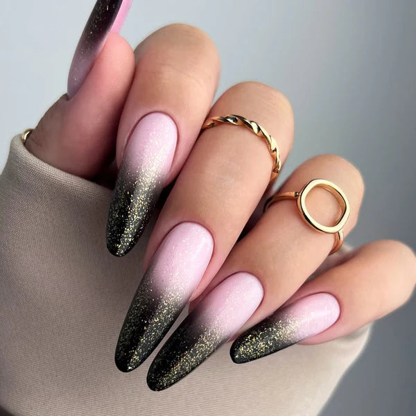 Top Coat Glitter, Gold, TPO & HEMA free, Didier Lab, 10 ml