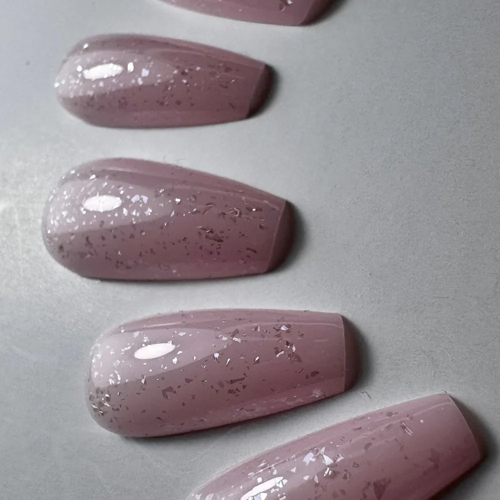 Top Coat Glitter, Silver, TPO & HEMA free, Didier Lab, 10 ml