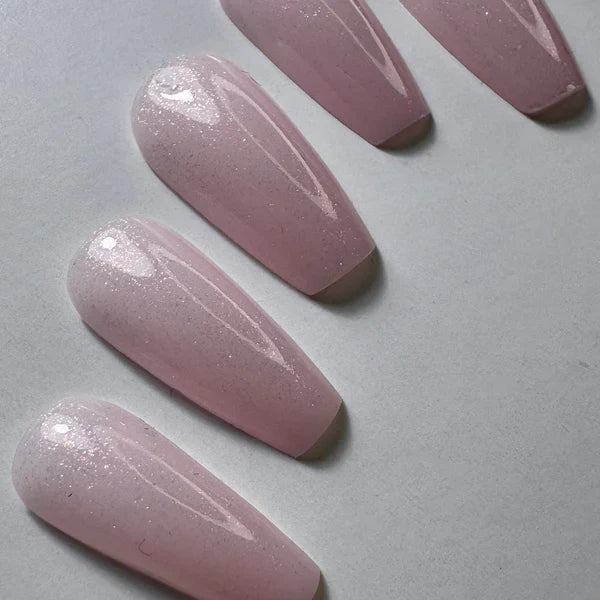 Top Coat Glitter, Pink, TPO & HEMA free, Didier Lab, 10 ml