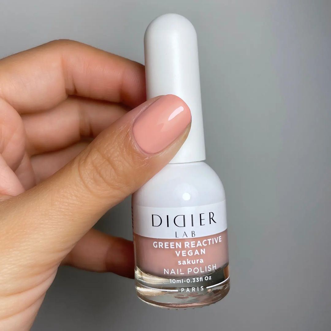 Smalto per unghie, Green reactive, Vegan, sakura, Didier Lab, 10ml