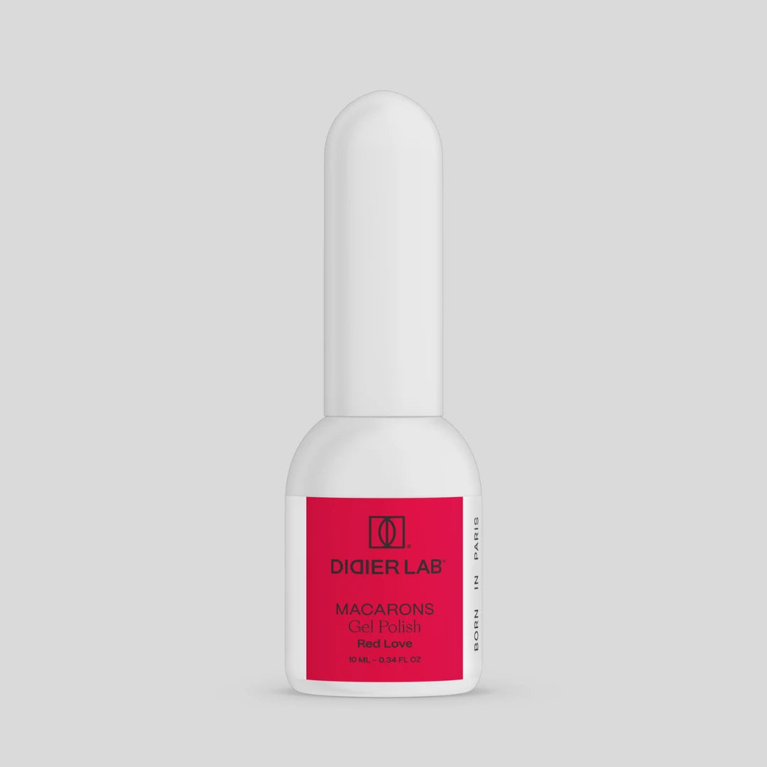 Smalto semipermanente, Macarons, Red Love, HEMA & TPO free, Didier Lab, 10ml