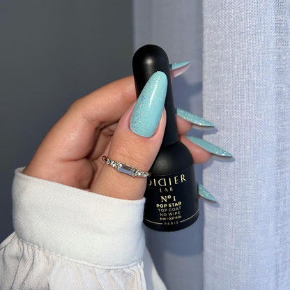 Top coat no wipe "Didier Lab", HEMA & TPO free, Pop Star, No1