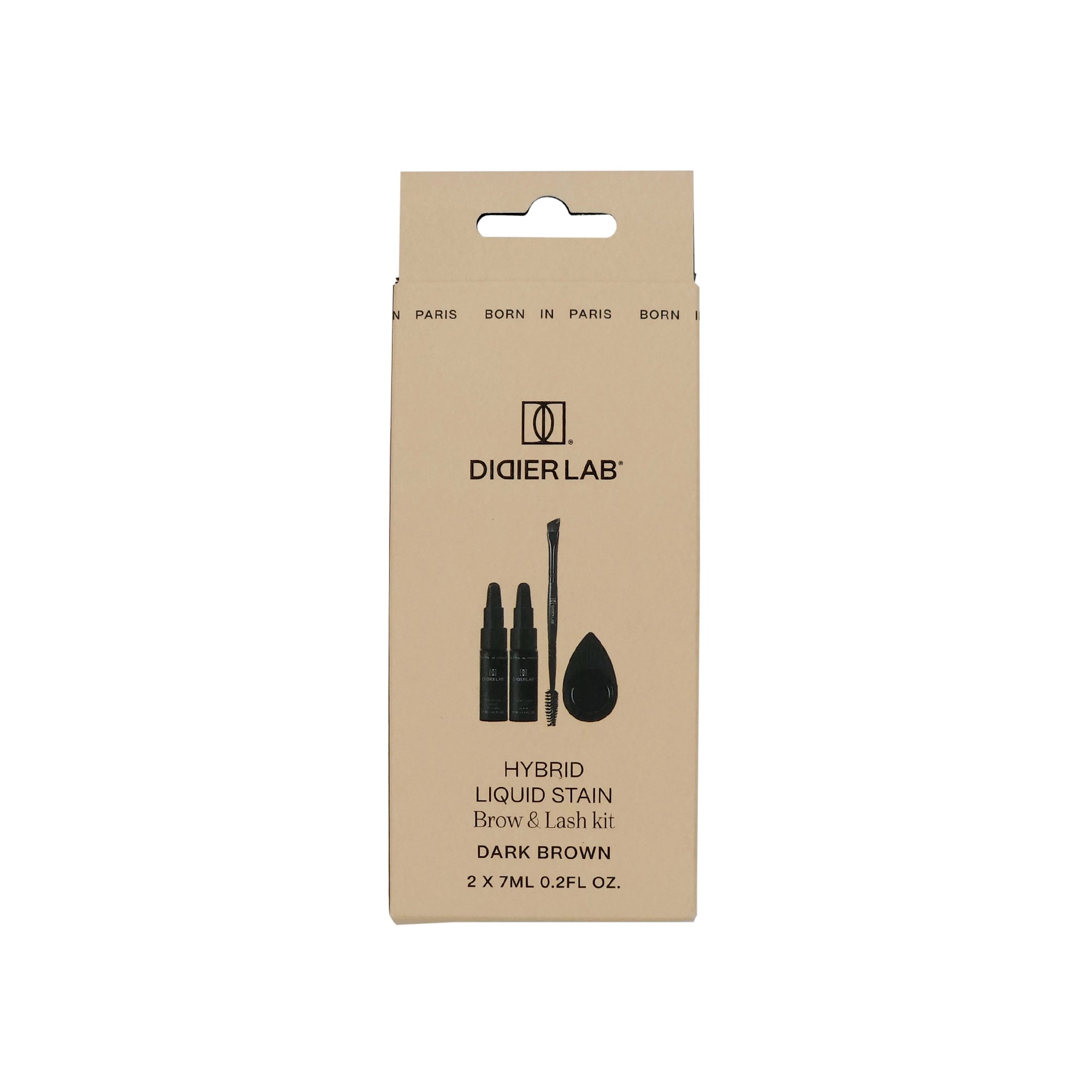 Tinta Ibrida Nutriente per Sopracciglia e Ciglia “Didier Lab”, Kit 2×7 ml
