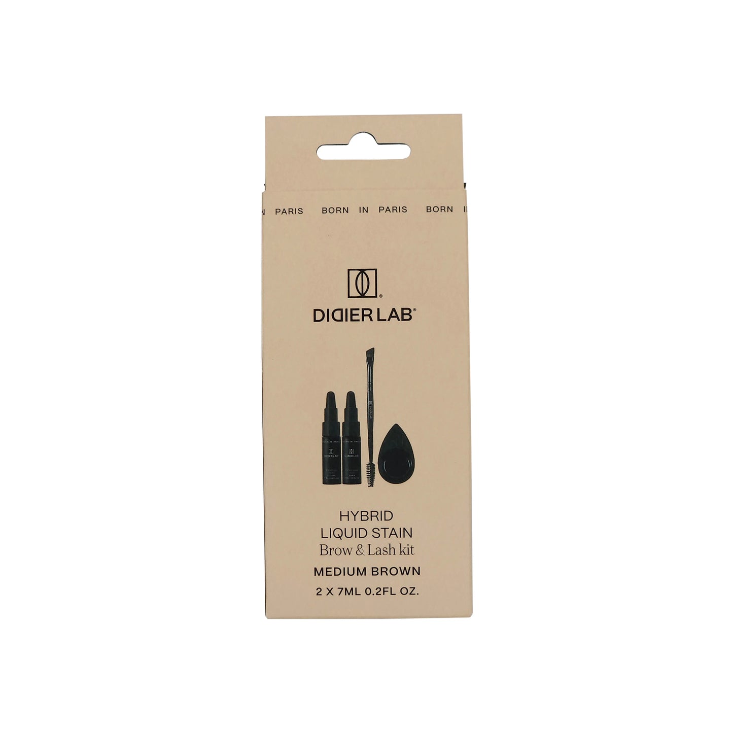 Tinta Ibrida Nutriente per Sopracciglia e Ciglia “Didier Lab”, Kit 2×7 ml