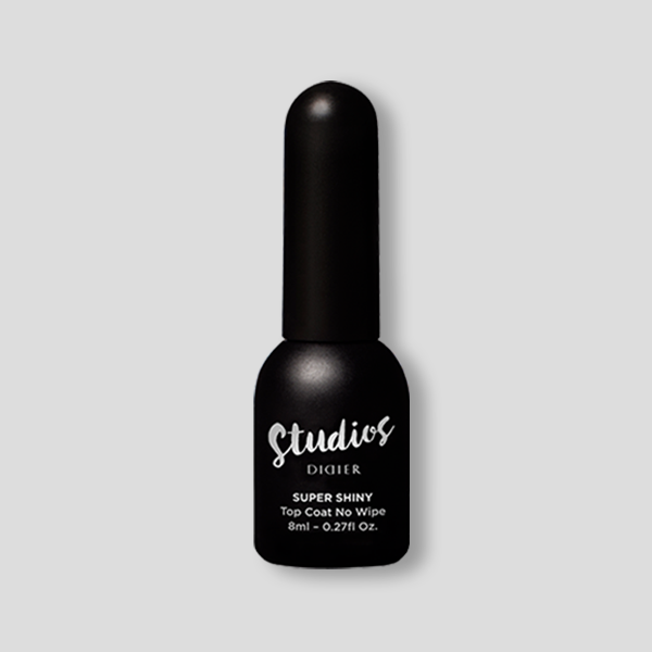 Top coat semipermanente, Studios, Super Shiny, No wipe, Didier Lab, 8ml