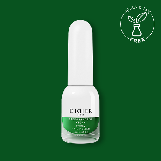 Smalto per unghie, HEMA & TPO free, Green reactive, Vegan, energy, Didier Lab, 10ml