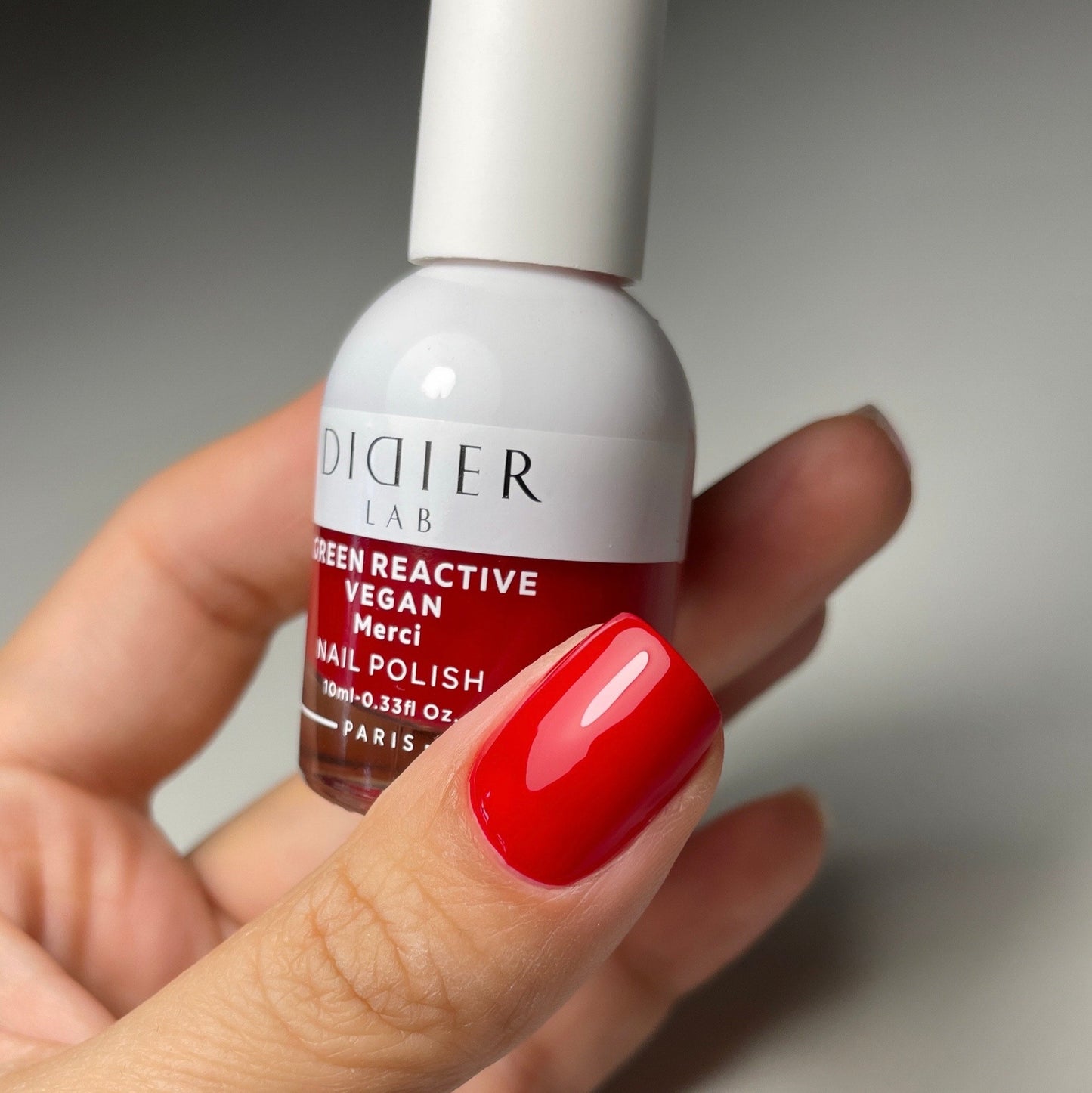 Smalto per unghie, HEMA & TPO free, Green reactive, Vegan, Merci, Didier Lab, 10ml