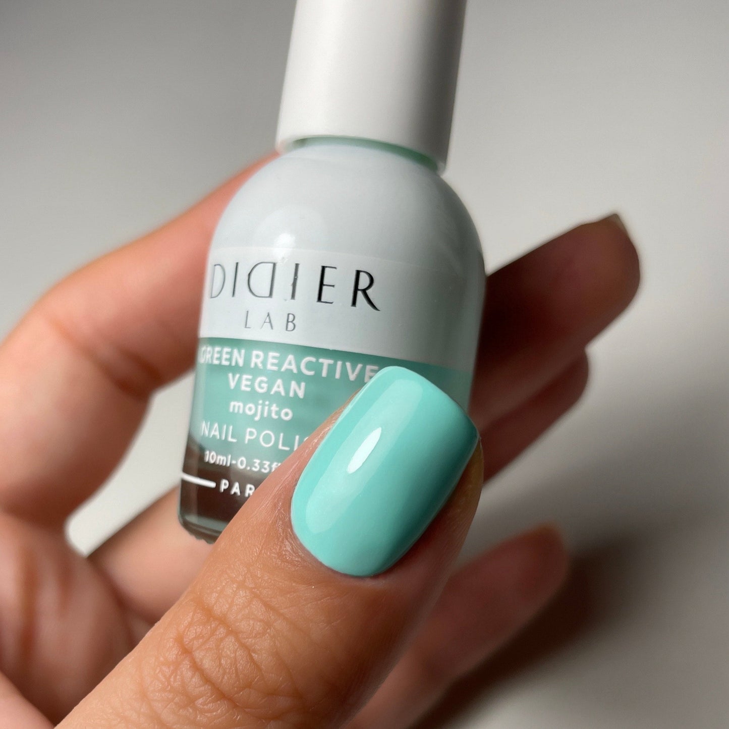 Smalto per unghie, Green reactive, Vegan, mojito, Didier Lab, 10ml