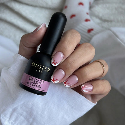 Base semipermanente, Rubber, cover pink, TPO & HEMA free, Didier Lab, 10ml