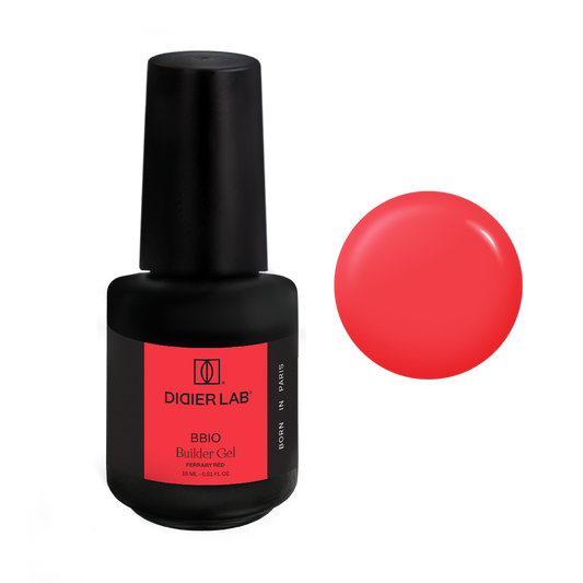 Builder Gel BBIO "Didier Lab", HEMA & TPO free, Ferrary Red, 15ml